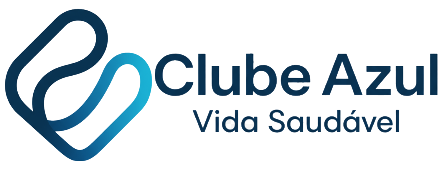 Logo Clube Azul Vida Saudável